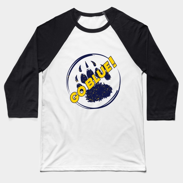 Michigan Wolverines Baseball T-Shirt by Fifi Art